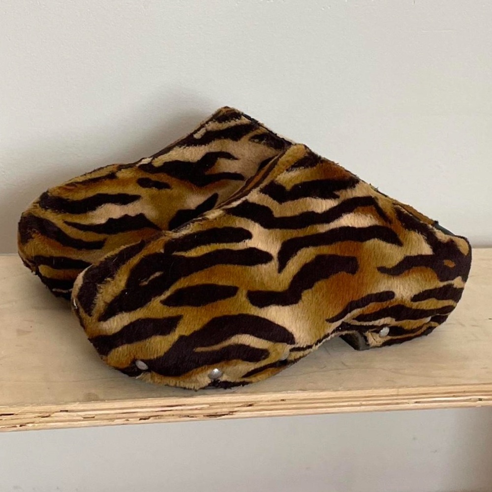 Acne Studios Faux Fur Clogs